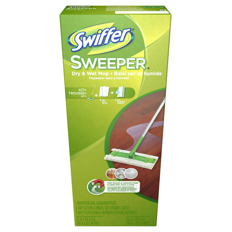 Swiffer Sweeper Floor Mop Starter Kit and Refills