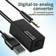 thumbnail image 2 of Convertidor de Audio Digital una AnalóGico de 192 KHz, DAC Toslink óPtico Digital una Adaptador de Cable de Audio AnalóGico de 3,5 Mm Jack, 2 of 5