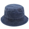 thumbnail image 4 of Typpkmm 2025 Nuevo Sombrero De Pescador Vintage Denim Sombreros De Cubo Al Aire Libre Hombres Mujeres Lavado AlgodóN Sombrero De Panamá Moda Hip Hop, 4 of 7