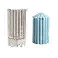 thumbnail image 1 of ziyahi Coarse Rack Tip Scented Candle Mold Geometric Shape Plastic Candle Making Molds for Making Paraffin Wax and Carnauba Wax, 1 of 9