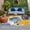 Yellow Gray, variant on Blue Yellow Spring Floral Outdoor Rug 3x5 Ft, Non Slip Washable Area Rug, Summer Botanical Elegant Patio Rugs Carpet Runner, Large Floor Mat for Indoor/Outdoor Deck Porch Camping