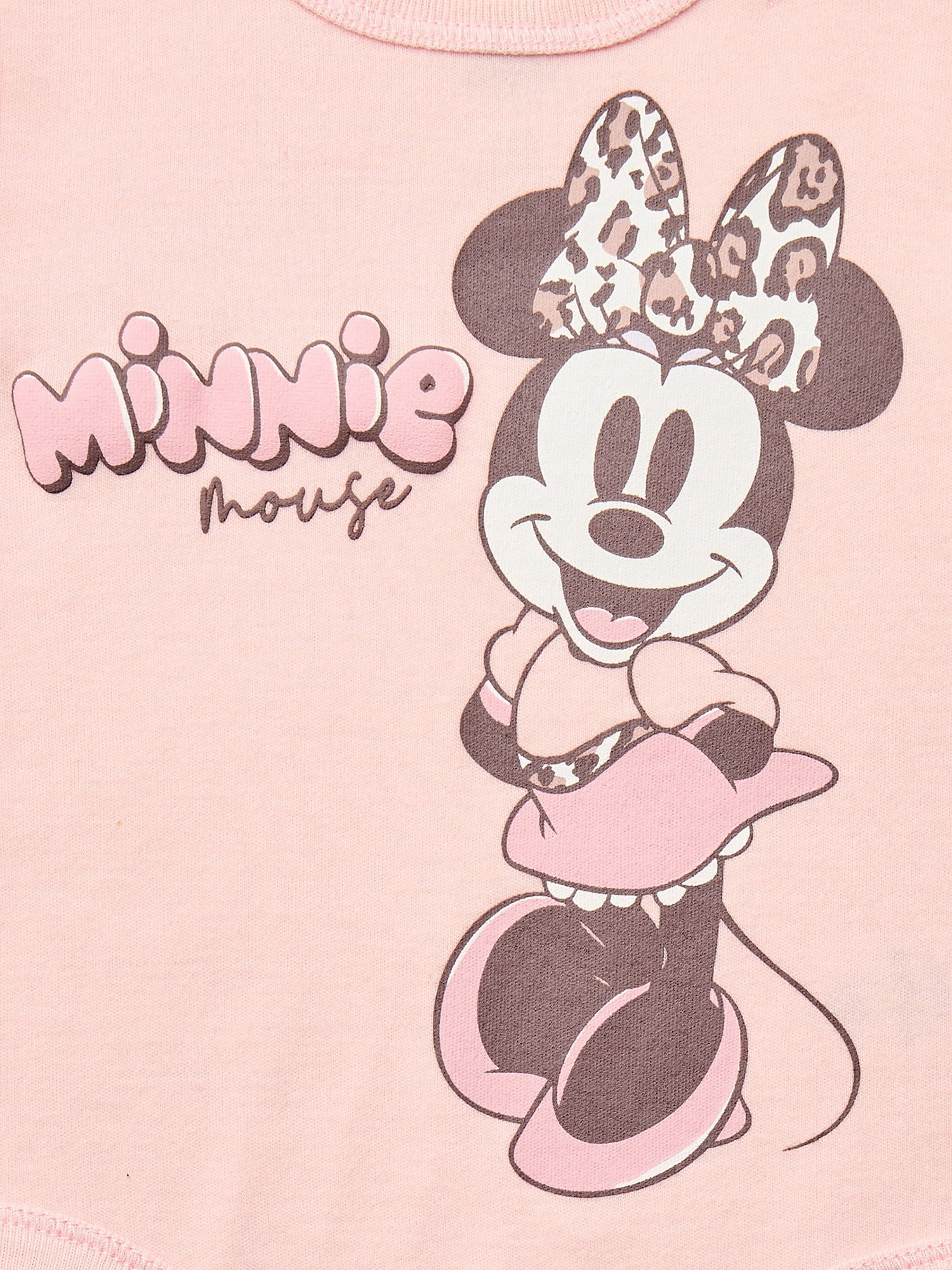 Disney Minnie Mouse Baby Boys or Girls Graphic One-Piece Bodysuits, 2-Pack, Sizes 0/3M-24M
