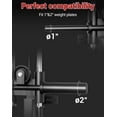 thumbnail image 6 of JoanKaren Wall Mount Cable Station,Dual Pulley Crossover System with 19 Height Adjustments,Tricep Rope,T-Bar,Lat Pulldown Bar,Compact Home Gym Strength Trainer, 6 of 8