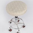 thumbnail image 2 of Cubierta de taburete de bar Sunnimix Cuadrícula Beige 35 cm, 2 of 8