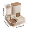 thumbnail image 3 of HBFAGFB Distributeur d'Eau Automatique 2-en-1 pour Chats d'Intérieur, 3 of 3