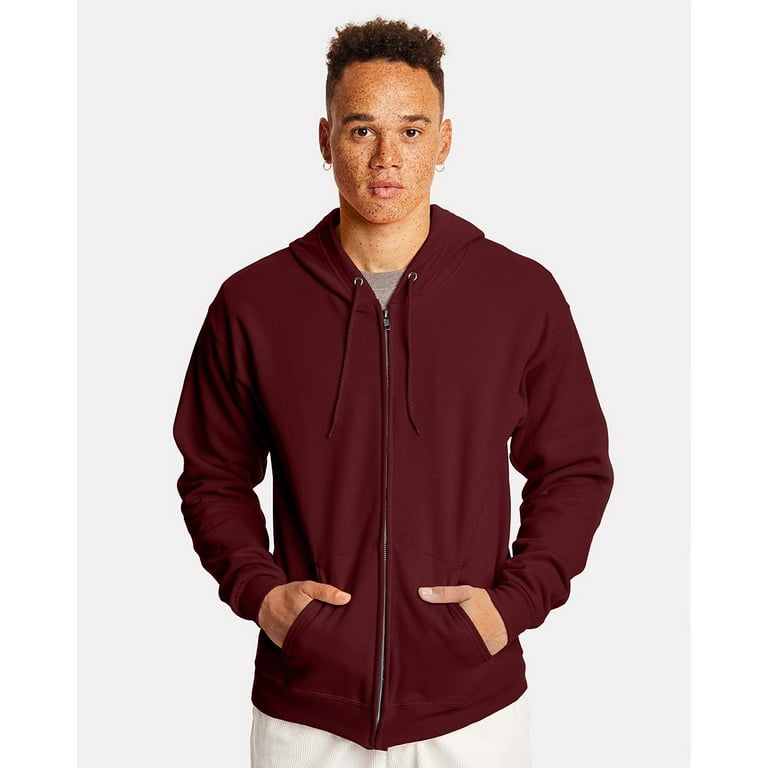 Hanes Ecosmart Full Zip Hooded Sweatshirt Walmart