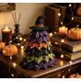 thumbnail image 4 of DIY Halloween Quilted Fabric Tree Kit, 3D Padded Patchwork Sewing Craft Kit for Tabletop, Mantel & Seasonal Home Decor, Gift for Crafters, 4 of 7