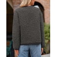 thumbnail image 2 of PRETTYGARDEN Women's Faux Fur Coat Fall Fuzzy Fleece Button up Shearling Cropped Jackets Winter Trendy Outerwear, 2 of 8