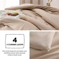 thumbnail image 3 of Soft Bedding for All Seasons 15 - Warm Sand - 3 Piece - California King, 3 of 5