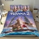 thumbnail image 1 of Moana 2 Conjunto de sábanas temático, trío de piezas, cómodo y amigable con la piel, diseño único, regalo de decoración para el hogar para familiares, amigos y fans,140cm *210cm, 1 of 6