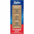 thumbnail image 6 of Double Zipper Storage Bags 1 qt, 1.75 mil, 9.63" x 8.5", Clear, 9/Carton, 6 of 12