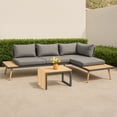 thumbnail image 4 of Ilios Innova Sala Modular Tipo L para Exterior e Interior con Estructura de Acero, Polimadera y Cojines Gruesos de Espuma 22D – Diseño Versátil y Moderno para 3 a 4 Personas, 4 of 9