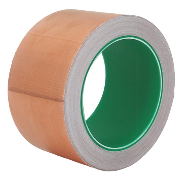 Nouvelle Arrivée 2 Paquets Ruban de Cuivre Électrique Conducteur Résistant aux Hautes Températures Durable Pratique Ruban de Cuivre Électrique Or 10mm
