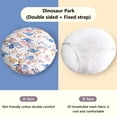 thumbnail image 4 of Fundas de almohada, funda de almohada, lactancia materna cómodo crecimiento bebé emesis pendiente cojín bebé acostado lactancia cojín textura suave funda de almohada desmontable de doble cara pendient, 4 of 4
