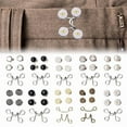 thumbnail image 2 of Detachable Pants Clips Waist Buckle Metal Button Pins Jeans Button Pins, 2 of 19