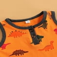 thumbnail image 4 of Boys Sets Letter Crew Neck Sleeveless Vest Tree Shorts, 4 of 6