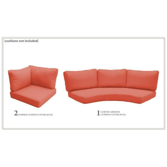 TK Classics - Housse Arrière Haute en Mandarine pour BARBADOS-04d