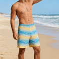 thumbnail image 4 of Men's 2-in-1 Swim Trunks with Compression Liner Quick Dry Board Shorts 5.5" Inseam Breathable Beach Shorts with Zipper Pockets Summer Swimming Bathing Suit for Surfing Pool Vacation Available S-XL, 4 of 8