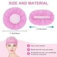 thumbnail image 2 of 4 Pcs Hair Nets for Sleeping,Topboutique Bouffant Caps,Mesh Sleep Bonnets,Curly Hair Bonnet for Food Service Beauty,Sleep Hair Cap for Sleeping Night Bath Clean Wash Face,Mixed Color, 2 of 7