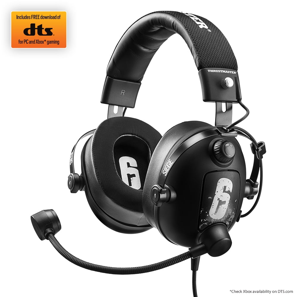 Thrustmaster T.Assault Rainbow Six Collection Edition Gaming Headset, Black. Includes Free DTS