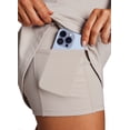 thumbnail image 4 of RBX Active Women's Clean Waisted Quick Drying Tennis Running Skort with Compression Pocket, 4 of 4