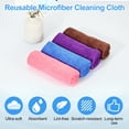 thumbnail image 3 of Uxcell 6pcs 30" x 14" Microfiber Cleaning Cloth Absorbent, Rose Red, 3 of 7