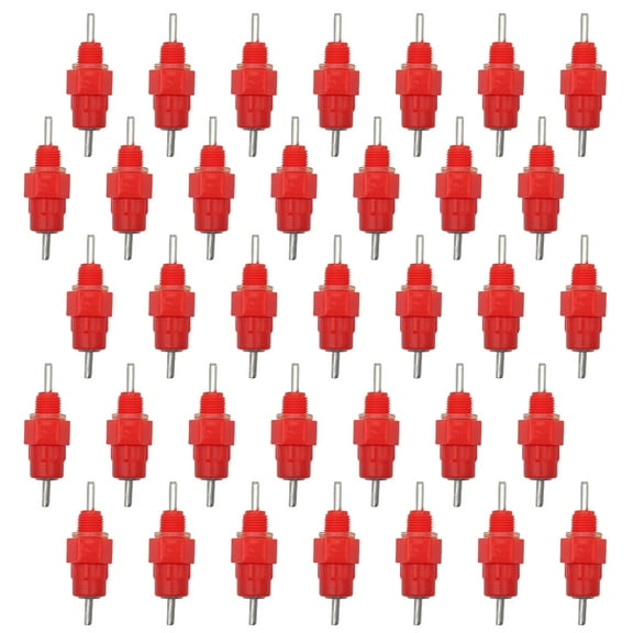 35PCS Automatic Chicken Water Nipple Drinker Feeders Screw Style Water Drinking for Poultry Hen Duck