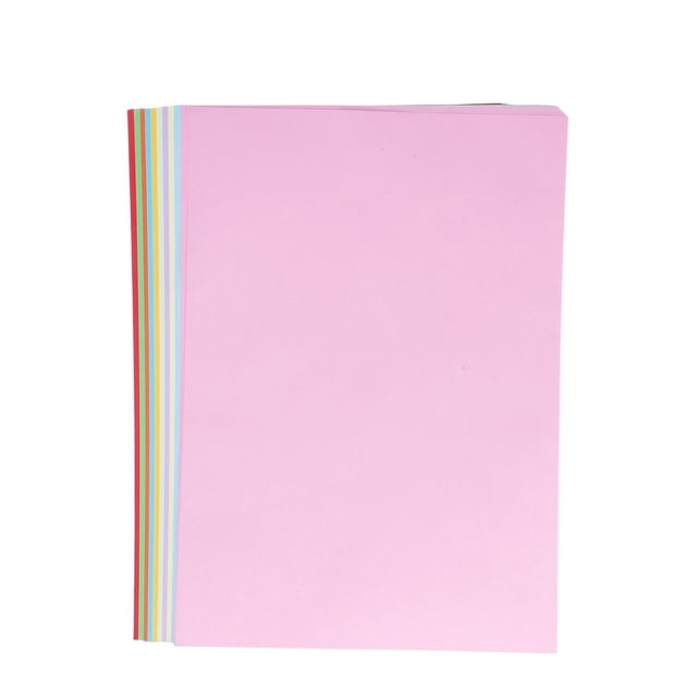 OULII 100Pack Assorted Color Square Origami Paper for Kids Diy Crafting and School Projects