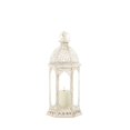 thumbnail image 2 of Home Locomotion 849179027049 Graceful Distressed Lantern, White - Small, 2 of 3