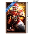thumbnail image 3 of NFL Kansas City Chiefs - TraVis Kelce 16 Wall Poster, 14.725" x 22.375", Framed, 3 of 3
