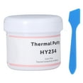 thumbnail image 2 of Thermal Paste, Low Thermal Resistance High Conductivity Insulation Safe for CPU VGA Radiator, 300±101/10mm Concentration, 4.0W / mk -50~340 degrees Celsius , Compact Size, Light, 2 of 7
