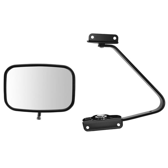 TRQ Mirror Manual Swing Lock 5 x 8 Black LH RH for Bronco F150 F250 F350 Ranger MRA05388 Fits select: 1980-1996 FORD F150, 1980-1997 FORD F250