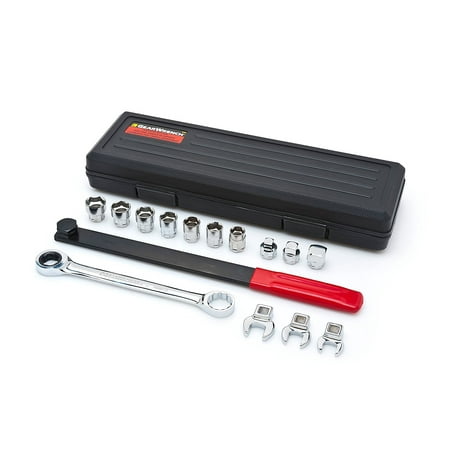 GearWrench 3680 15-Piece Ratcheting Wrench Serpentine Belt Tool Set