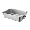 thumbnail image 4 of FITYLE Stainless Steel Cats Litter Basin High Sided Kitten Toilet Kitty Litter Basin Open Top Pet Litter Tray for Kitten Indoor Cats 40cmx30cmx15cm, 4 of 9