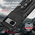 thumbnail image 4 of Fashion Case with Holder Stander Kickstand Drop Resistant Shockproof Case For Google Pixel 8A, 4 of 9