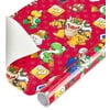 Plus Mark 40" Nintendo's Super Mario Christmas Wrapping Paper (60 Sq. ft., 1-Roll)