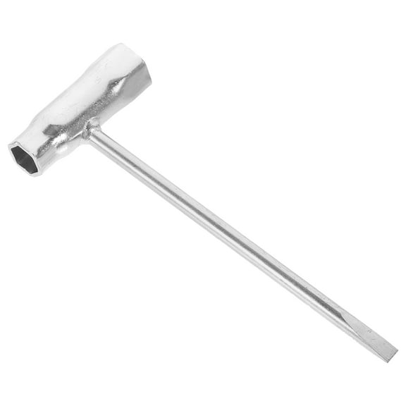 DECOMELODY 1Set Steel T Wrench Handle Adjusting Tool for Chainsaw Carburetor Small Engine Adjustment 6.3Inch