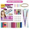 thumbnail image 2 of Friendship Bracelet Making Kit DIY Braiding Bracelet Making Kit Best Friend Bracelet Making Kit Charm Bracelet Maker Kit for Girls, 2 of 5