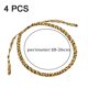 thumbnail image 2 of 4 pulseras tejidas de cuerda de la suerte, pulseras ajustables, para mujeres y adolescentes, 2 of 5