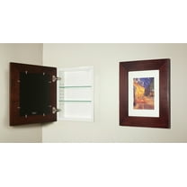 13x16 Espresso Picture Frame Medicine Cabinet by Fox Hollow Furnishings