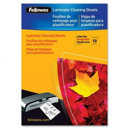 laminator fellowes 10pk sheets cleaning