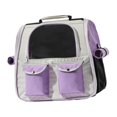 thumbnail image 2 of Mochila transportadora para gatos, transportadora portátil para perros y gatos para uso al aire libre, viajes de acampada Violeta Yinane Transportín para gatos, 2 of 8