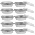 thumbnail image 5 of DECOMELODY Aluminum Trays with Lids Round for Cooks in Kitchenware 50 Sets, 5 of 10