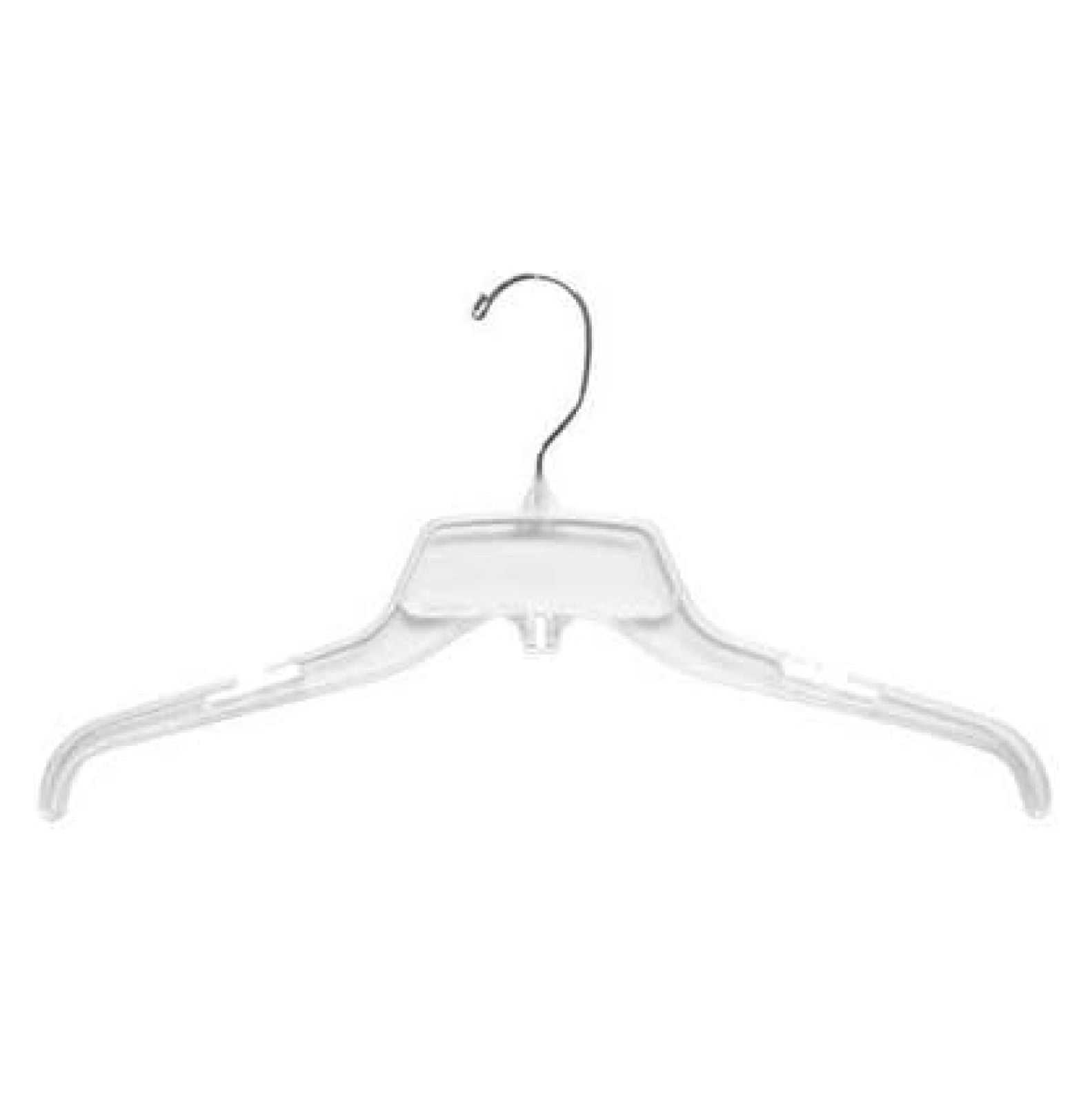 Unbreakable Clear Top Hanger [Bundle of 50]