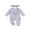 Purple, variant on BemeyourBBs Newborn Baby Girls Mardi Gras Outfits Carnival Romper Waffle Knit Striped Bow Letter Embroidery Long Sleeve Jumpsuit Headband Fall Winter Spring Clothes
