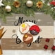 thumbnail image 5 of Juego de Manteles Individuales Navideños con Banderines | Decoración Navideña con Estampado de Lino | 5 Piezas | Poliéster Multicolor | 180 X 33 Cm | Papá Noel, Copos de Nieve y Árboles | Manteles Ai, 5 of 6