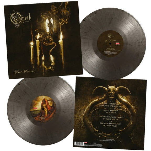Opeth - Ghost Reveries - Limited 180-Gram Black & Silver Marble Colored Vinyl with Poster - Music & Performance