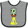 thumbnail image 3 of Inktastic Alien Abduction Boys or Girls Baby Bib, 3 of 4