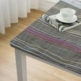 thumbnail image 4 of BANET Tablecloths for Rectangle Tables, Cotton Linen Table Cloth Waterproof Tablecloth Wrinkle Free Farmhouse Dining Table Cover, Soft Fabric Table Cloths with Tassels white, 4 of 7