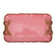 thumbnail image 1 of Plato pequeño decorativo con forma de lazo retro para joyas, postres, pasteles, cafeterías y decoración del hogar (rosa), 1 of 7